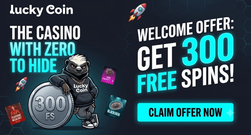 Lucky Coin Casino welcome offer